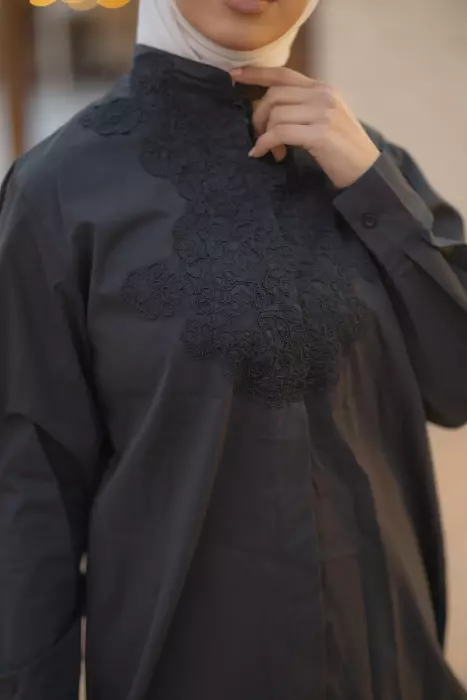 Attractive Cotton Shirt - Black - 2 image 3
