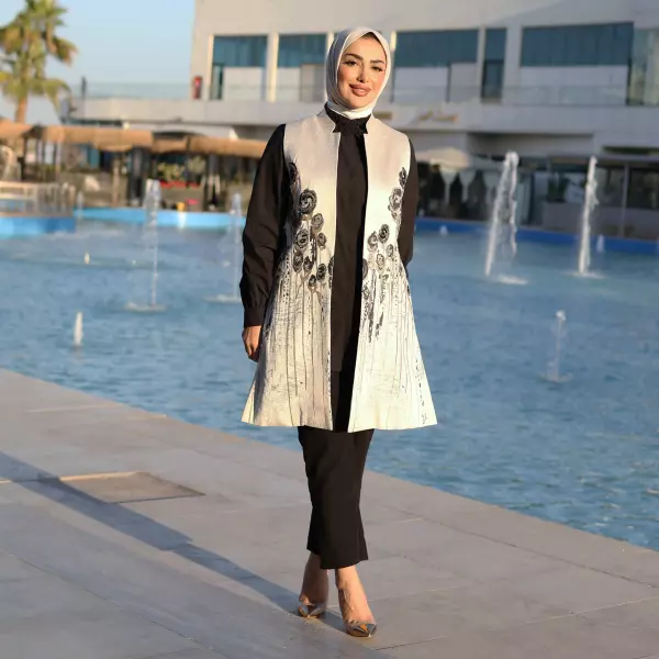 Modern Jacquard Gilet image 5