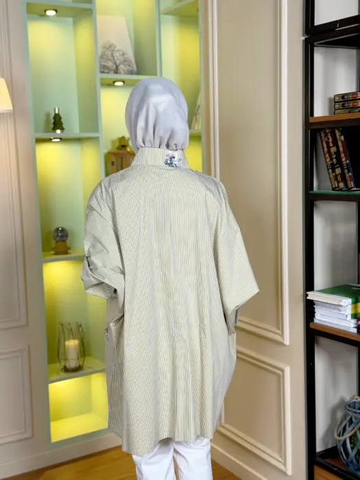 Striped cotton shirt image 10