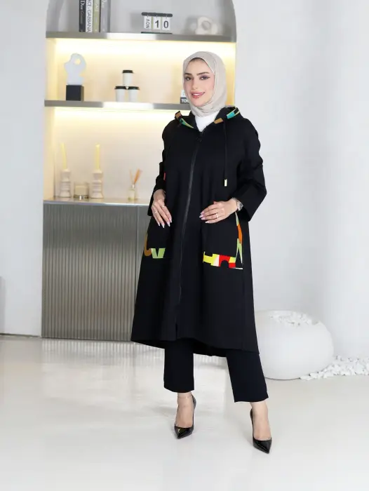 Comfortable long cotton jacket image 0