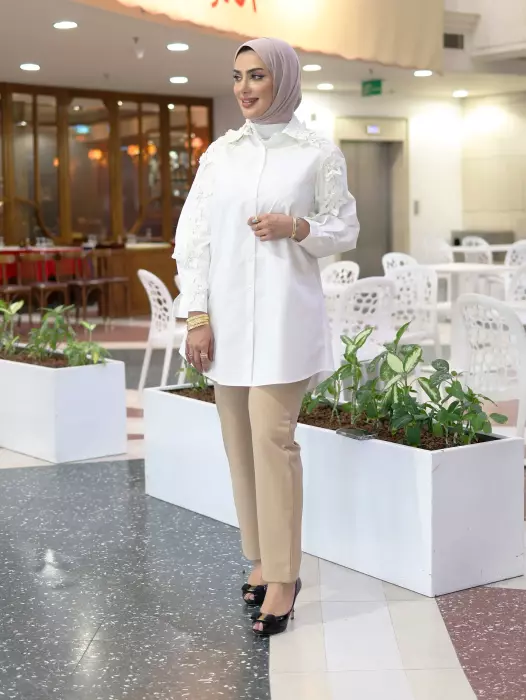 Cotton Lace Shirt image 0
