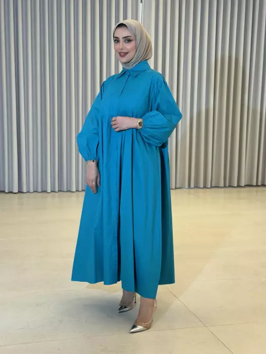 فستان قطني واسع للمحجبات image 13