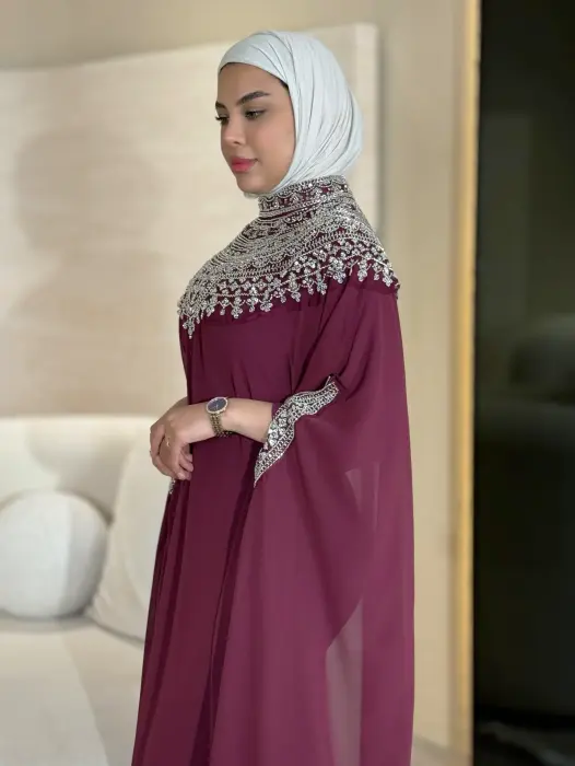 فستان مزين بشك image 11