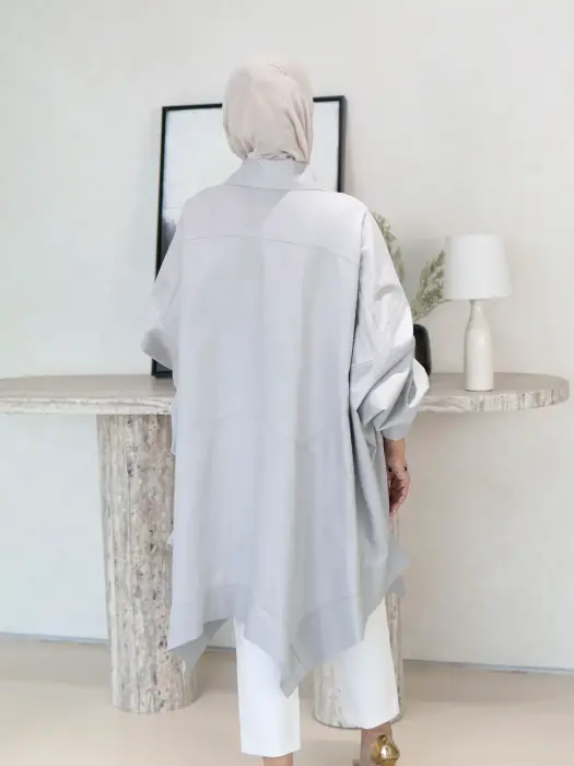 قميص طويل من اللنن المميز image 7