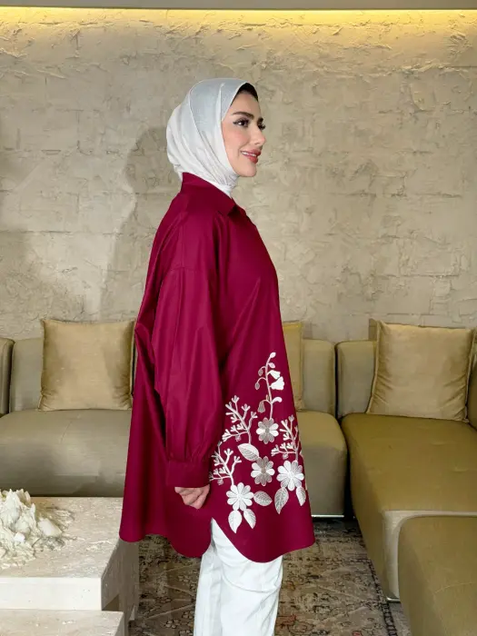 قميص قطني واسع للمحجبات image 18