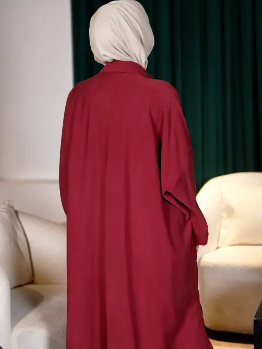 Long shirt made of soft tensile fabric image 7