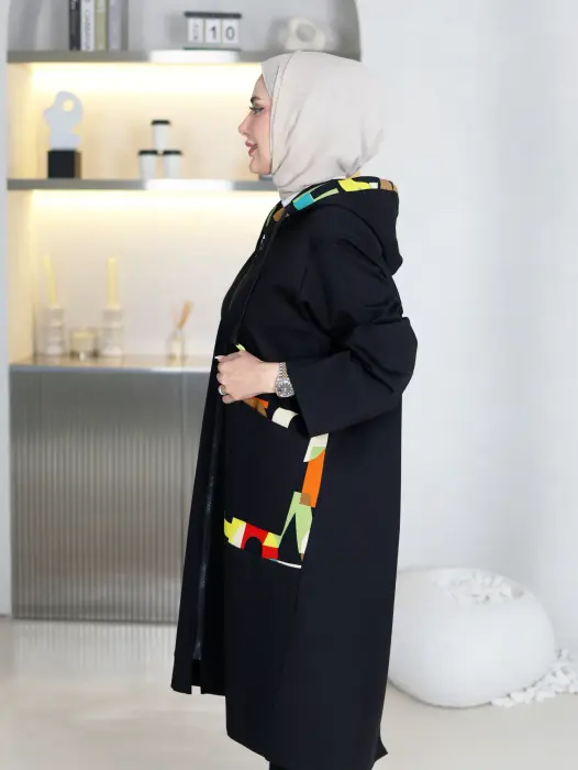 Comfortable long cotton jacket image 2