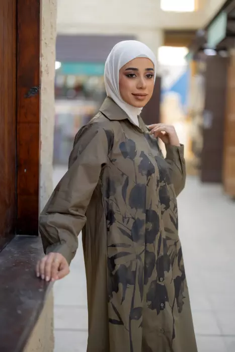 فستان قطني عصري image 3