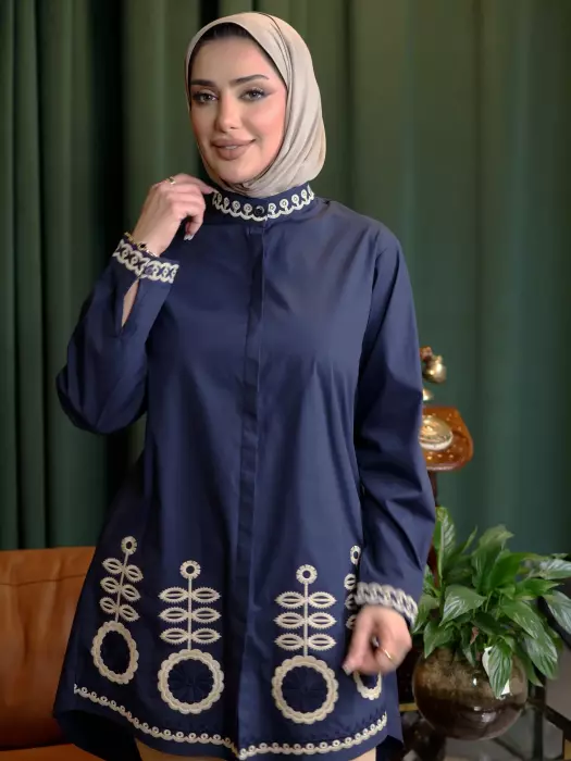 قميص عصري من قماش القطن image 3