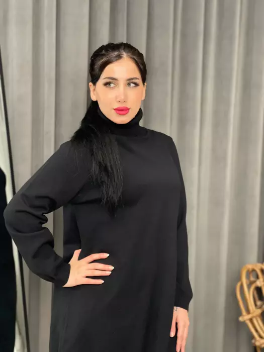 بلوزة تريكو - اسود - 1 image 3