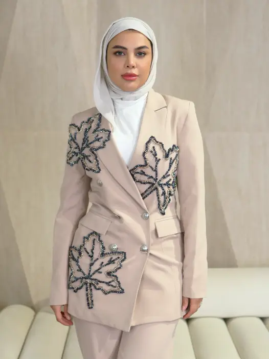 جاكيت بتطريز شك فني image 3