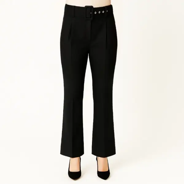Pants with a wide belt image 2