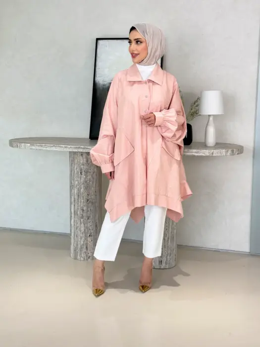 قميص طويل من اللنن المميز image 8