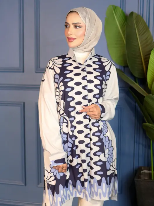 قميص بياقة صغيرة image 5