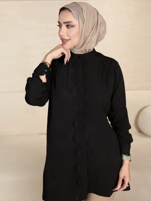 قميص نسائي - ابيض - 2 image 1