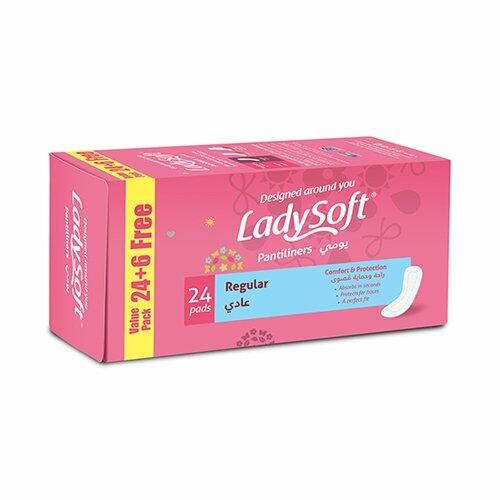 ليدي سوفت بانتي لاين يومي عادي (24 حبة) image 0