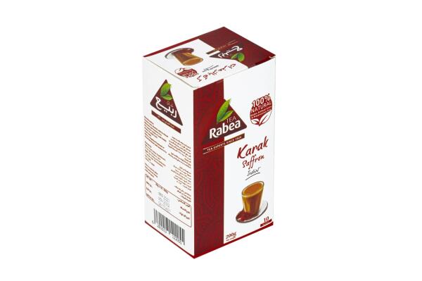 شاي ربيع كرك بالزعفران 10 كيس image 0