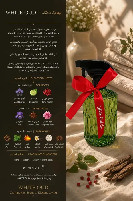 WHITE OUD — Linen Spray No.10 أختر الحجم image 0