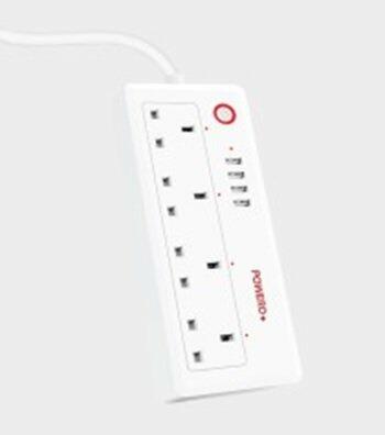 13A 4G SMART POWER STRIP WITH 4USB-1.8M*                                                                                                                                                                                                                   image 0