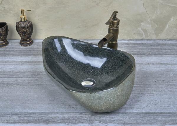 STONE SINK INSIDE BLACK -AQ263                                                                                                                                                                                                                             image 1
