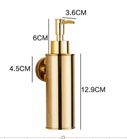 SHAMPOO BOTTLE ROUND -GOLD  -YS-12221G                                                                                                                                                                                                                     image 0