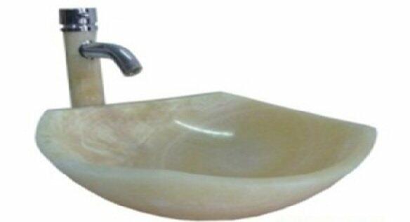Irregular Natural Marble yellow onyx  -HB004                                                                                                                                                                                                                       image 1