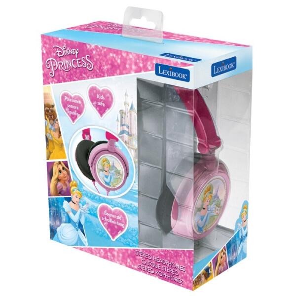 Disney Princess Wired Stereo Headphone With Kids Safe Volume image 1