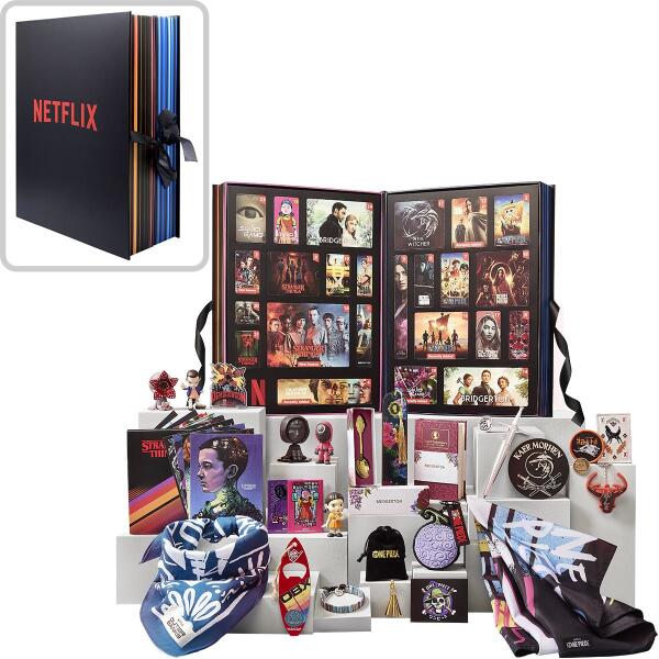 Netflix Gift Box, Collectible Toy Figures Inspired by Fan-Favorite Netflix Shows image 1