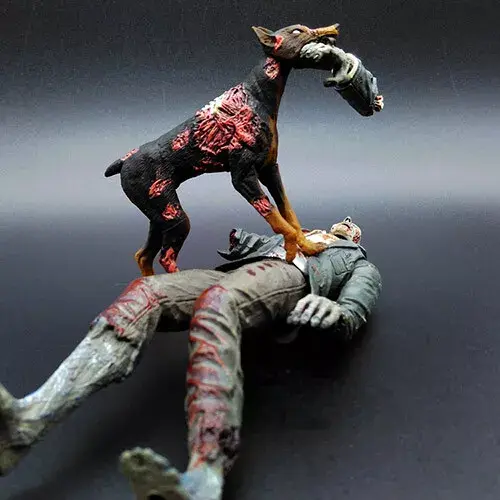 Resident Evil Series 1 Zombie with Dog Action Figure image 3