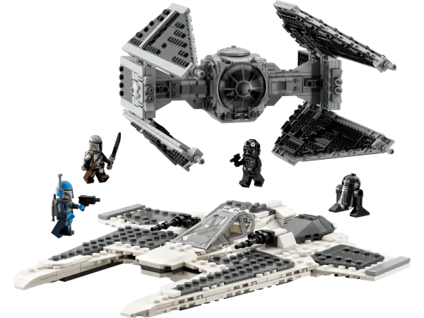 LEGO - Star Wars Mandalorian Fang Fighter vs. TIE Interceptor image 1