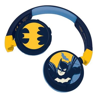 Batman Headphones 2-in-1 Bluetooth & Wired with Mic & Button Control image 5