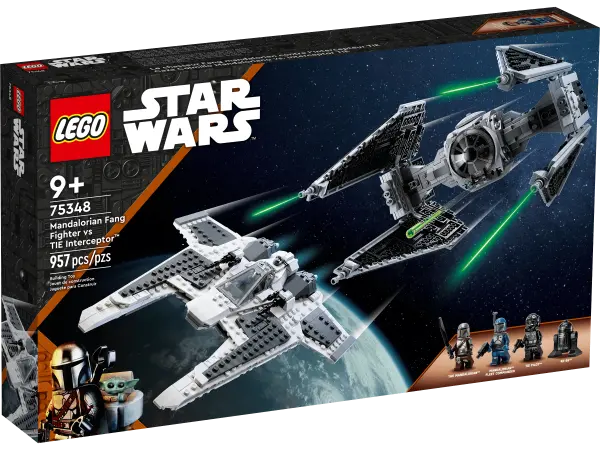 LEGO - Star Wars Mandalorian Fang Fighter vs. TIE Interceptor image 0