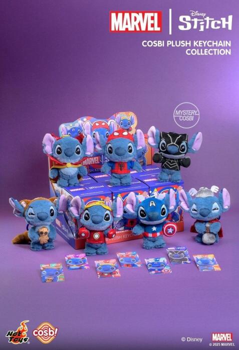 Marvel x Disney Stitch Series Plush Keychain Collection  image 0