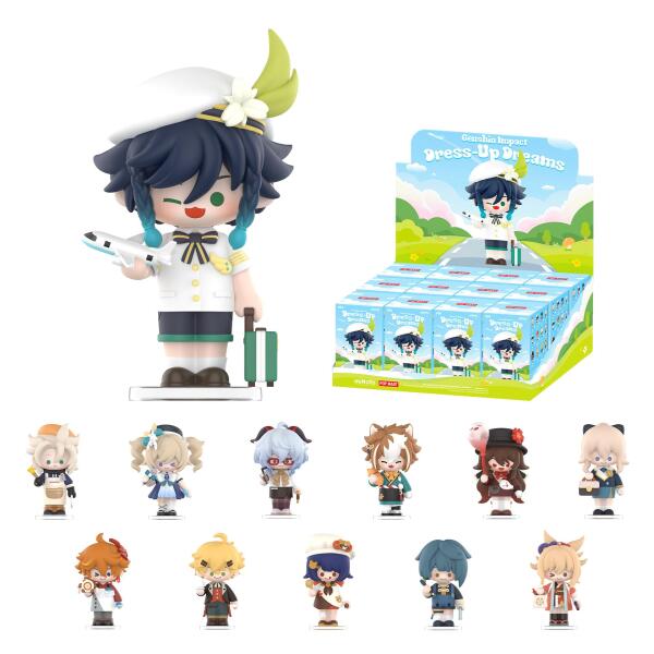 Genshin Impact Dress-Up Dreams Themed Chibi Series Figures image 1