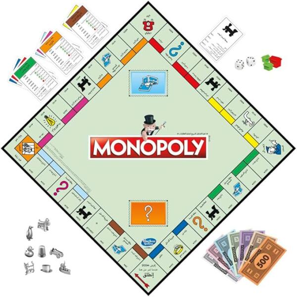 Monopoly Classic Boardgame - Arabic image 2