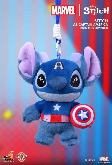 Marvel x Disney Stitch Series Plush Keychain Collection  image 7