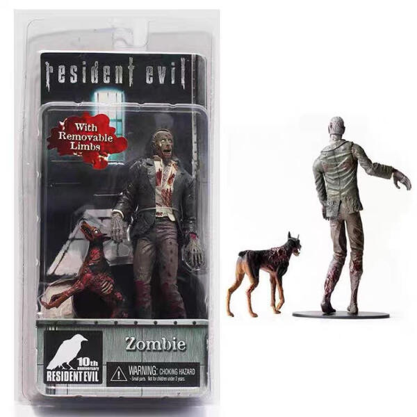 Resident Evil Series 1 Zombie with Dog Action Figure image 0
