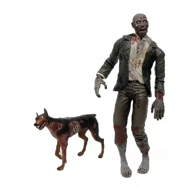 Resident Evil Series 1 Zombie with Dog Action Figure image 1