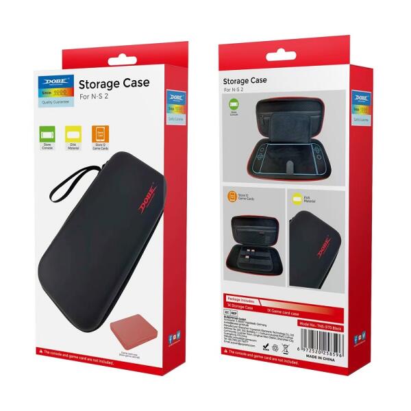 Nintendo Switch 2 Console Carrying Case Travel Zipper Storage Bag with Game Card Storage Box image 1