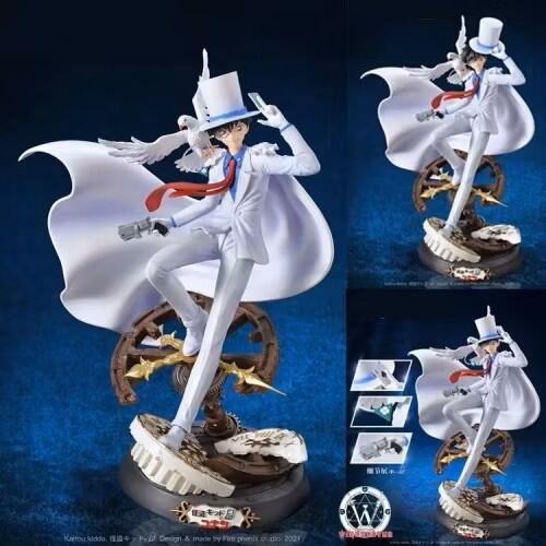 30cm Gk Detective Conan Kaitou Kiddo Anime PVC Figure image 0