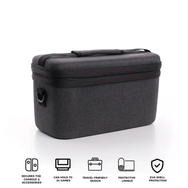Nintendo Switch 2 Console Carrying Case Crossbody Bag with Game Card Storage Box image 1