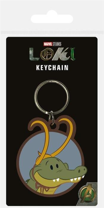 LOKI - Alligator Loki - Rubber Keychain image 1