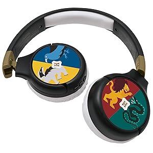 Harry Potter Headphones 2-in-1 Bluetooth & Wired with Mic & Button image 3