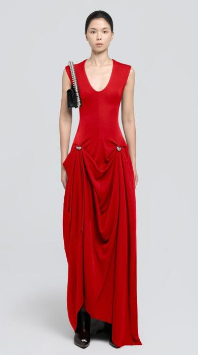 DRESS SKU9 - احمر - 12 image 0