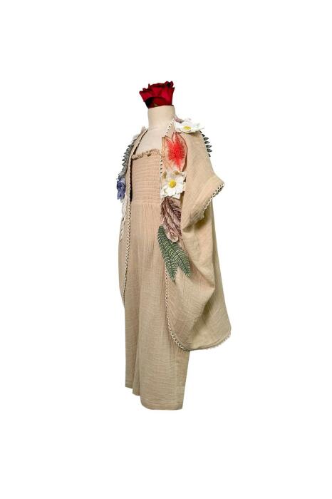 Jumpsuit with flora Cape image 4