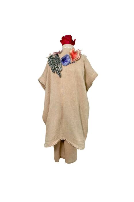 Jumpsuit with flora Cape image 1