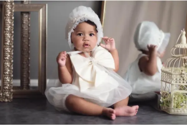 Jackie White Tulle Romper image 3