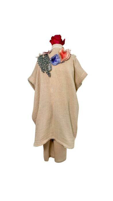 Jumpsuit with flora Cape image 2