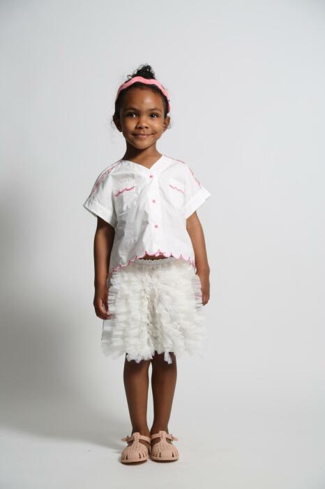Toula Tiered ruffle short image 13