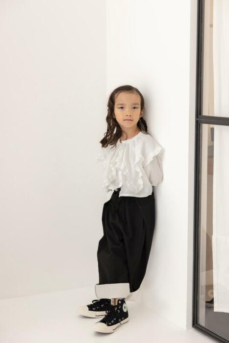 vintage tuck pants image 1